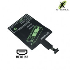 Adaptador Micro USB V8 Carregador por Indução Universal Sem Fio 15W X-Cell XC-RC2